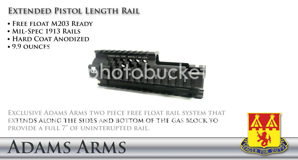 New Adams Arms Rails